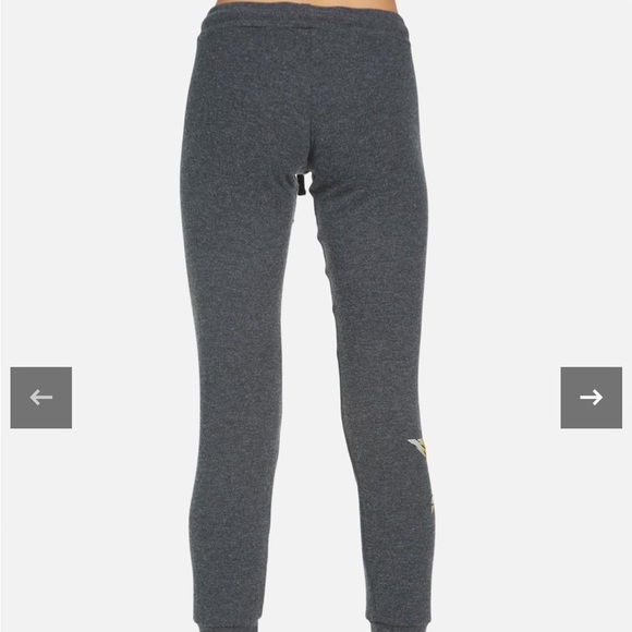 NWT Lauren Moshi Kizzy Tiger Tongue Crop sweatpants XS - Picture 4 of 12